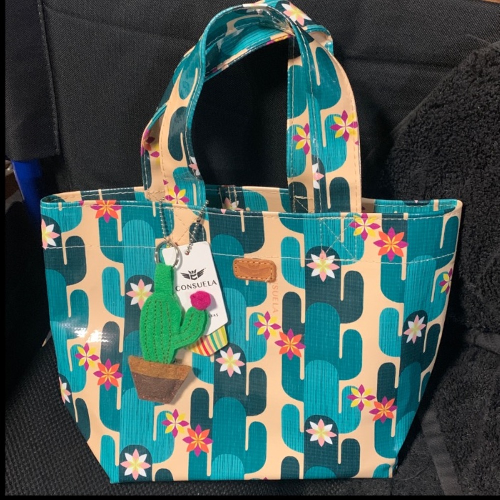 NWT Retired Consuela Spike Grab N Go Mini 
Bag with Matching Consuela Felt Charm